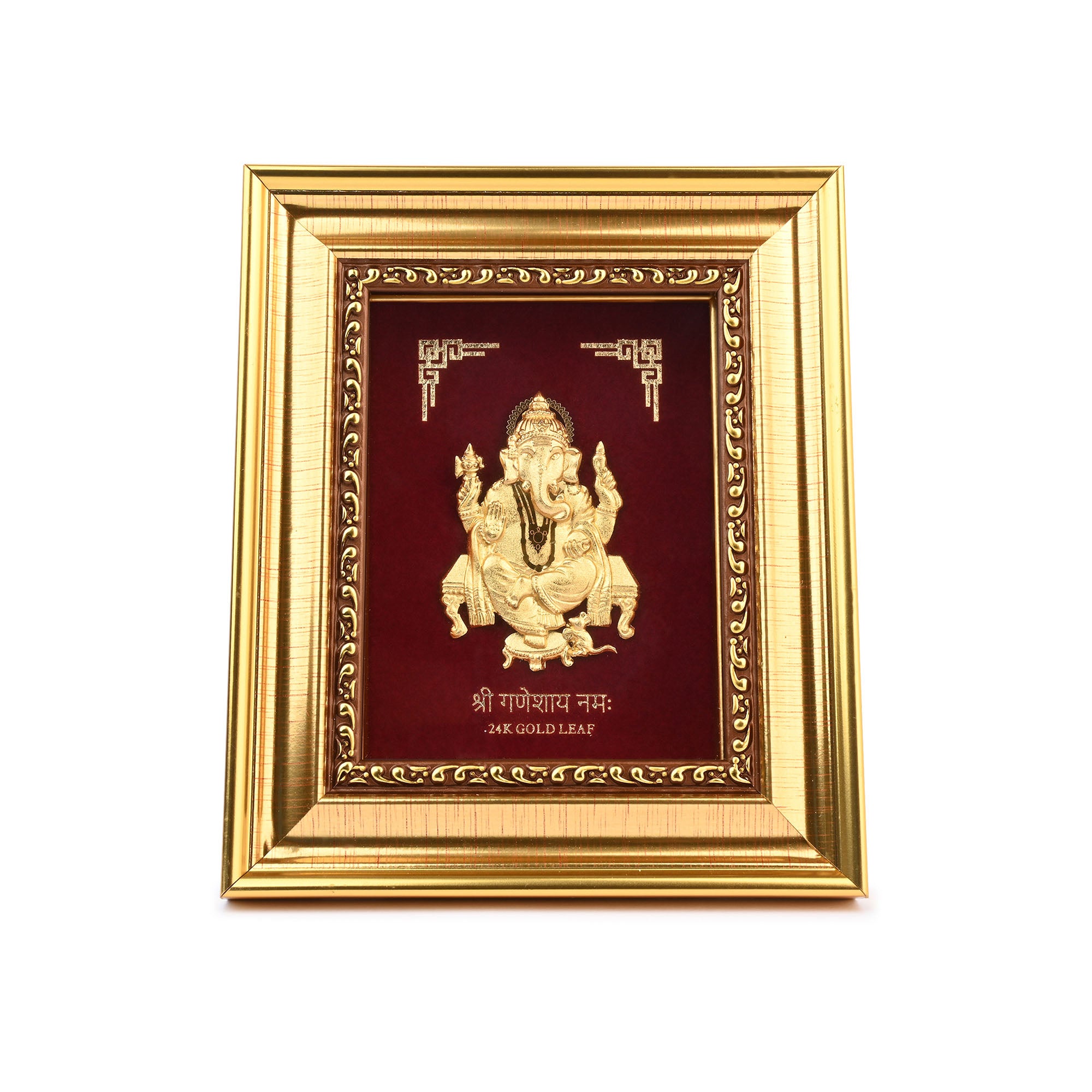 24K Gold Foil Ganesh Frame