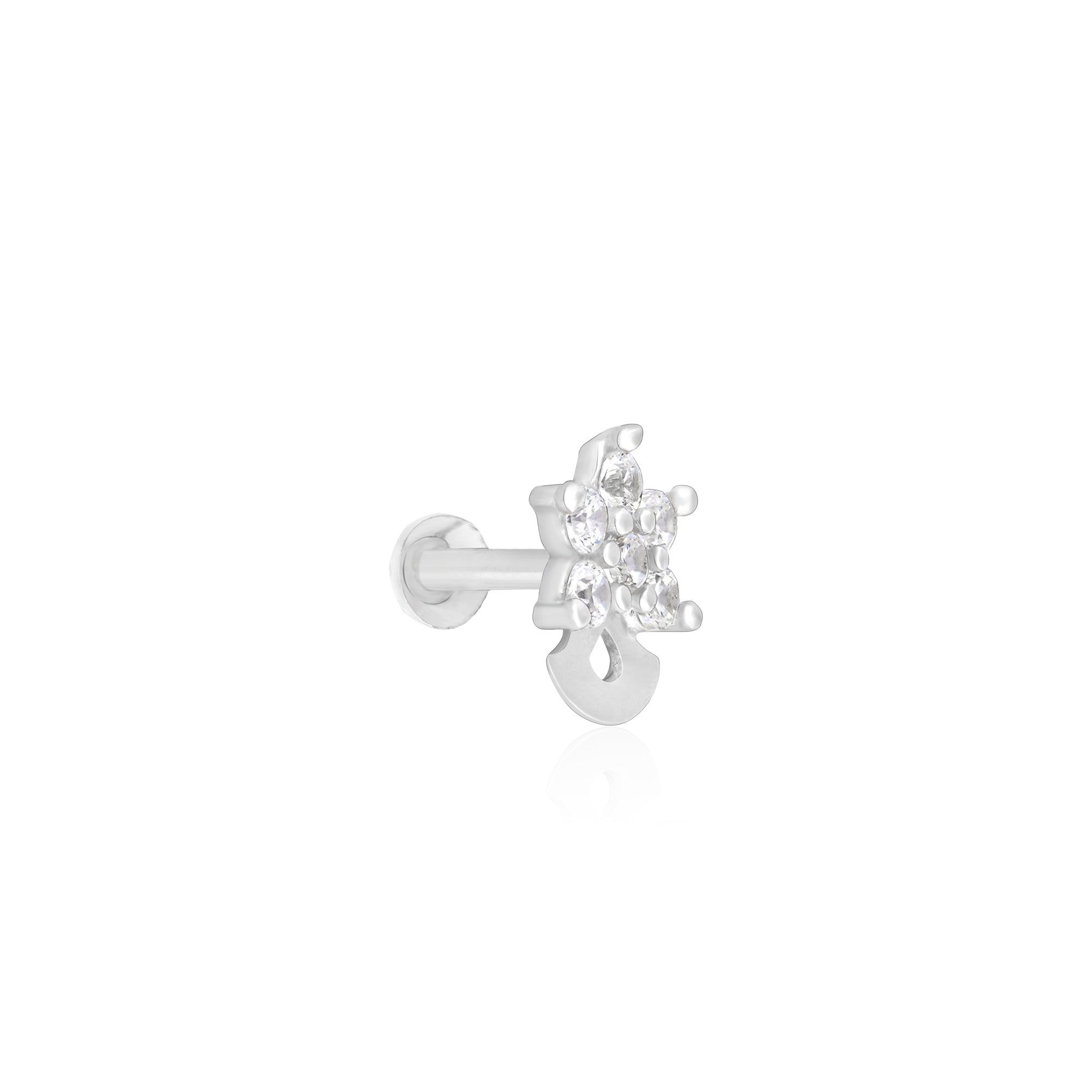 Mini Star Spark Silver Nose Pin