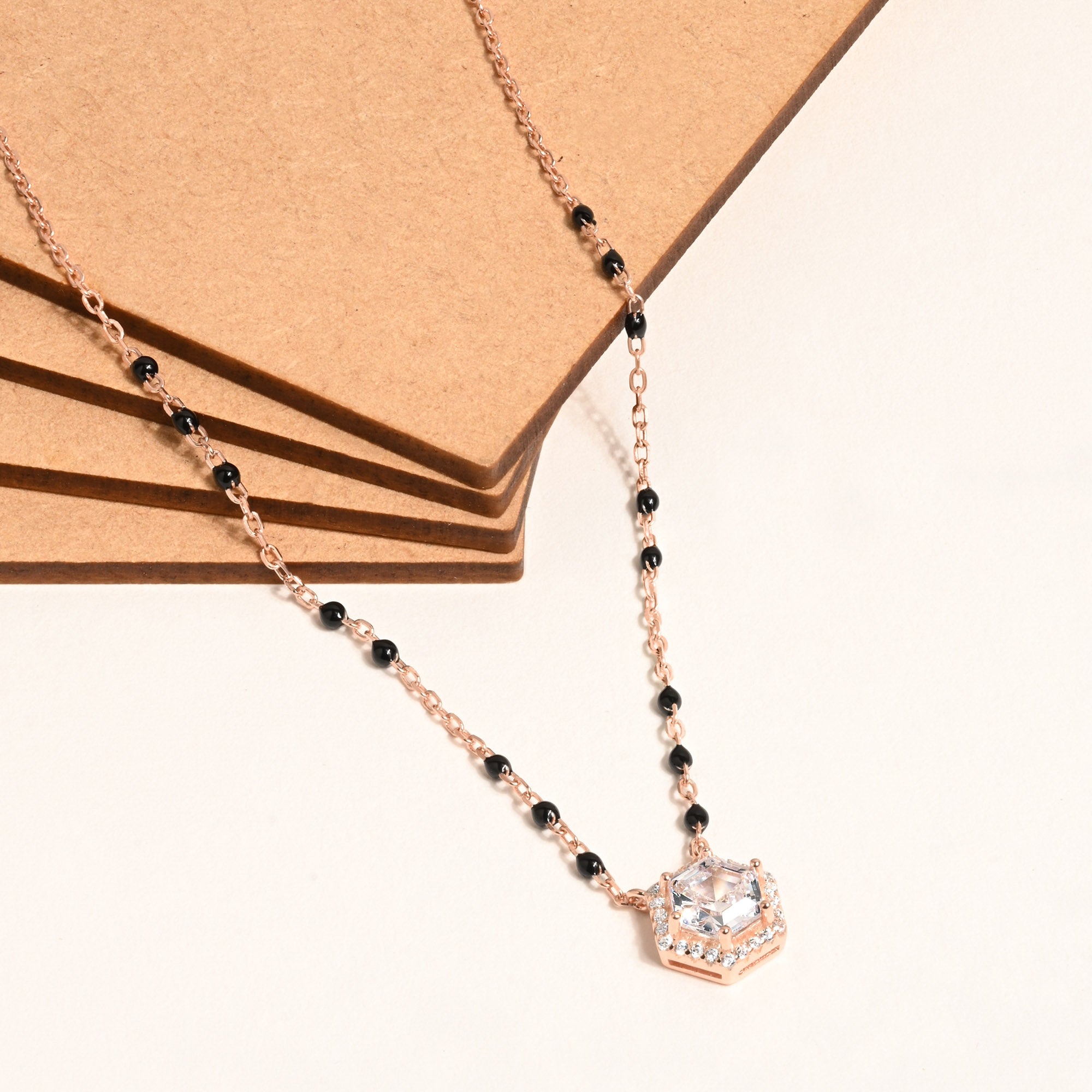 Celeste Hex Halo Mangalsutra