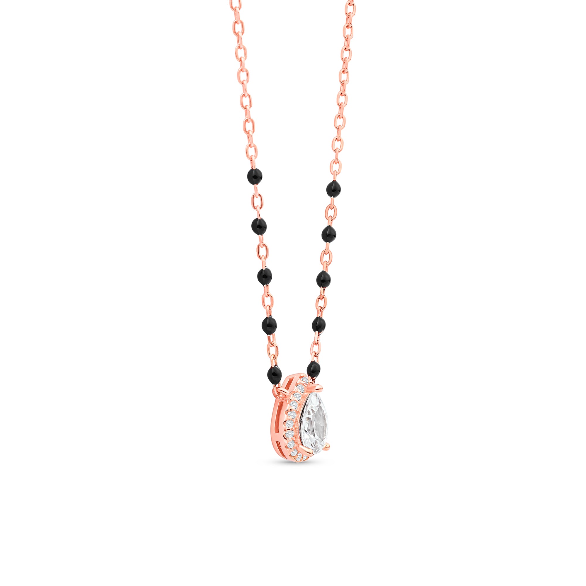 Noor Pear Halo Mangalsutra