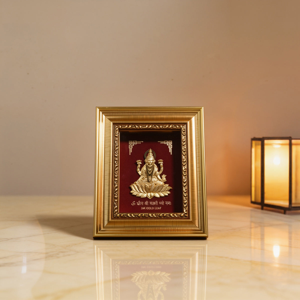 24K Gold Foil Mahalakshmi Frame