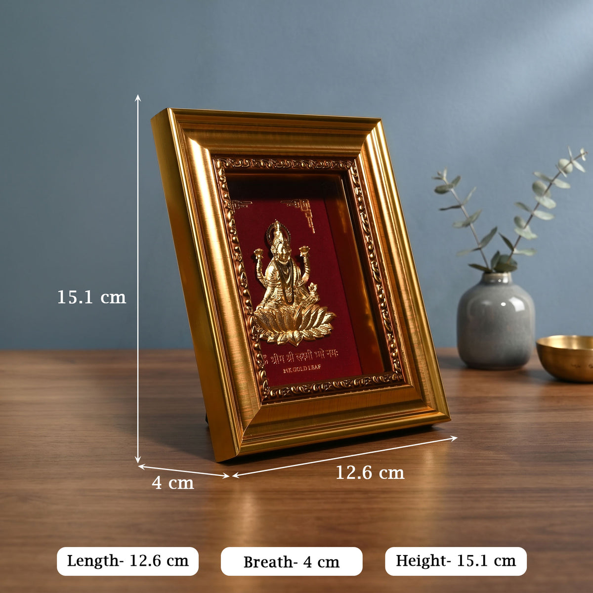 24K Gold Foil Mahalakshmi Frame