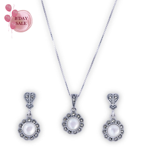 Dazzling Whimsy Silver Pendant Set - Touch925