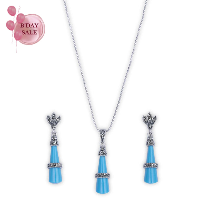 Glitz Dangle Pendant Set - Touch925