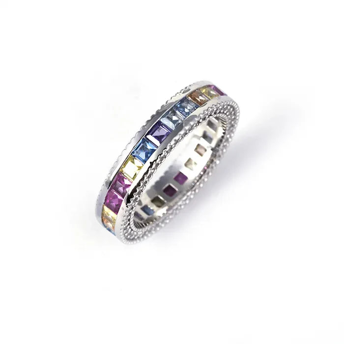 Chroma Serenity Silver Ring - Touch925