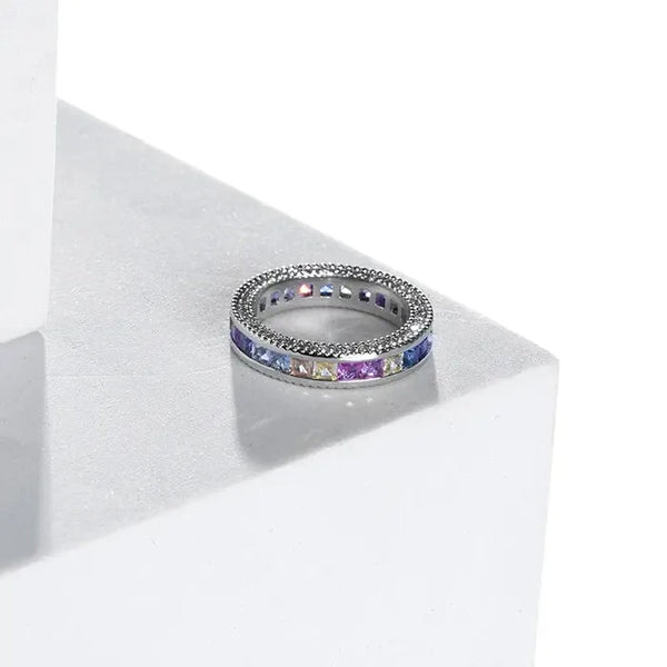 Chroma Serenity Silver Ring - Touch925