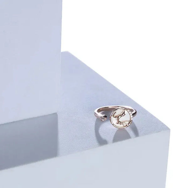 Deer Rose Gold Elegance Ring - Touch925