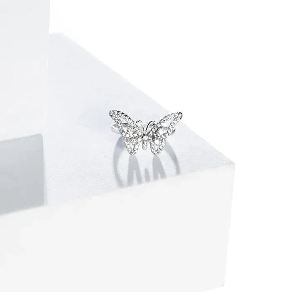 Ethereal Wings Silver Ring - Touch925