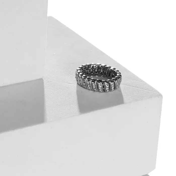 Symmetric Sparkle Ring - Touch925