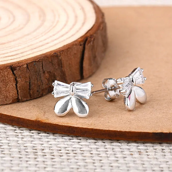 Sparkle Bowtie Earring - Touch925