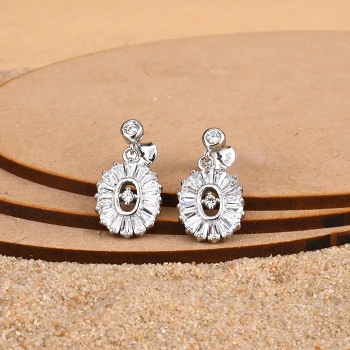 Radiant Oval Beads Earring - Touch925