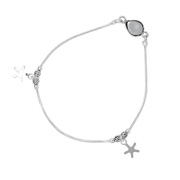 Silver Starry Anklet