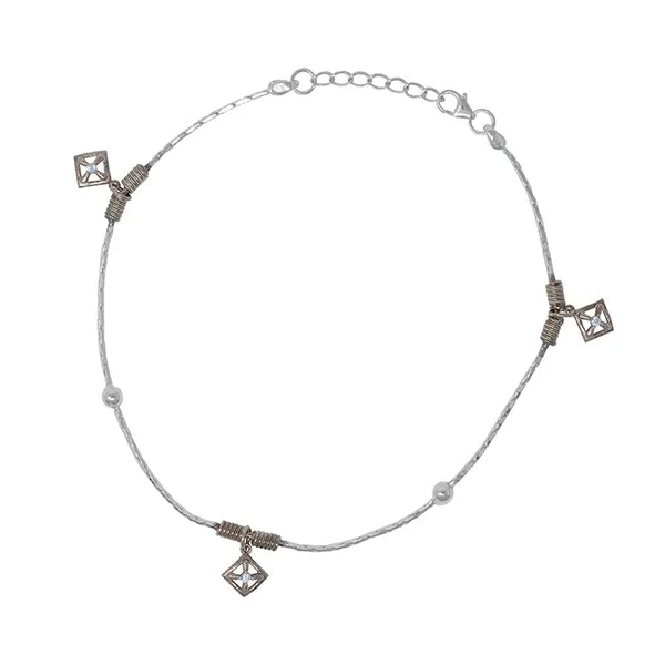 Square Serenity Anklet