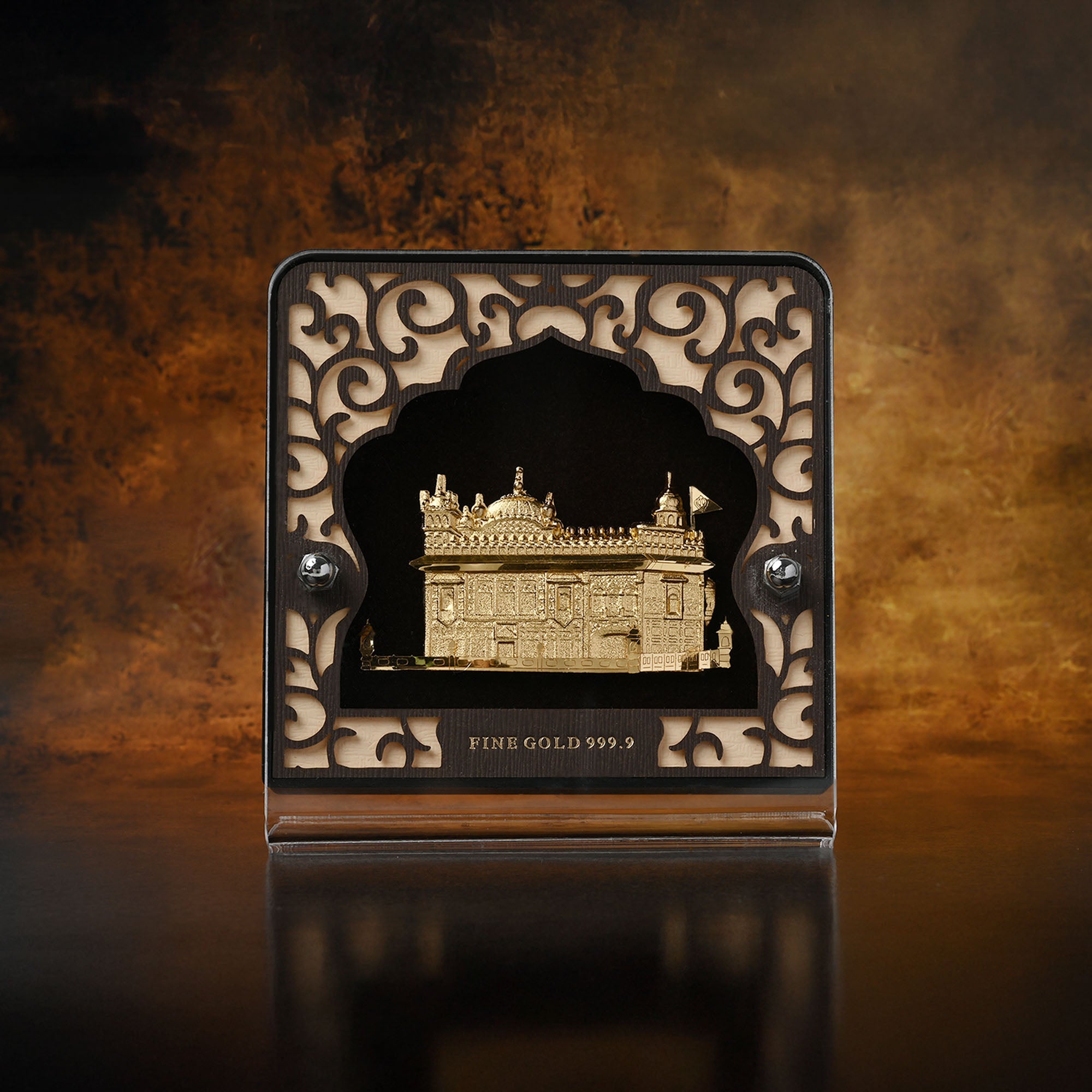 24K Gold Golden Temple Frame