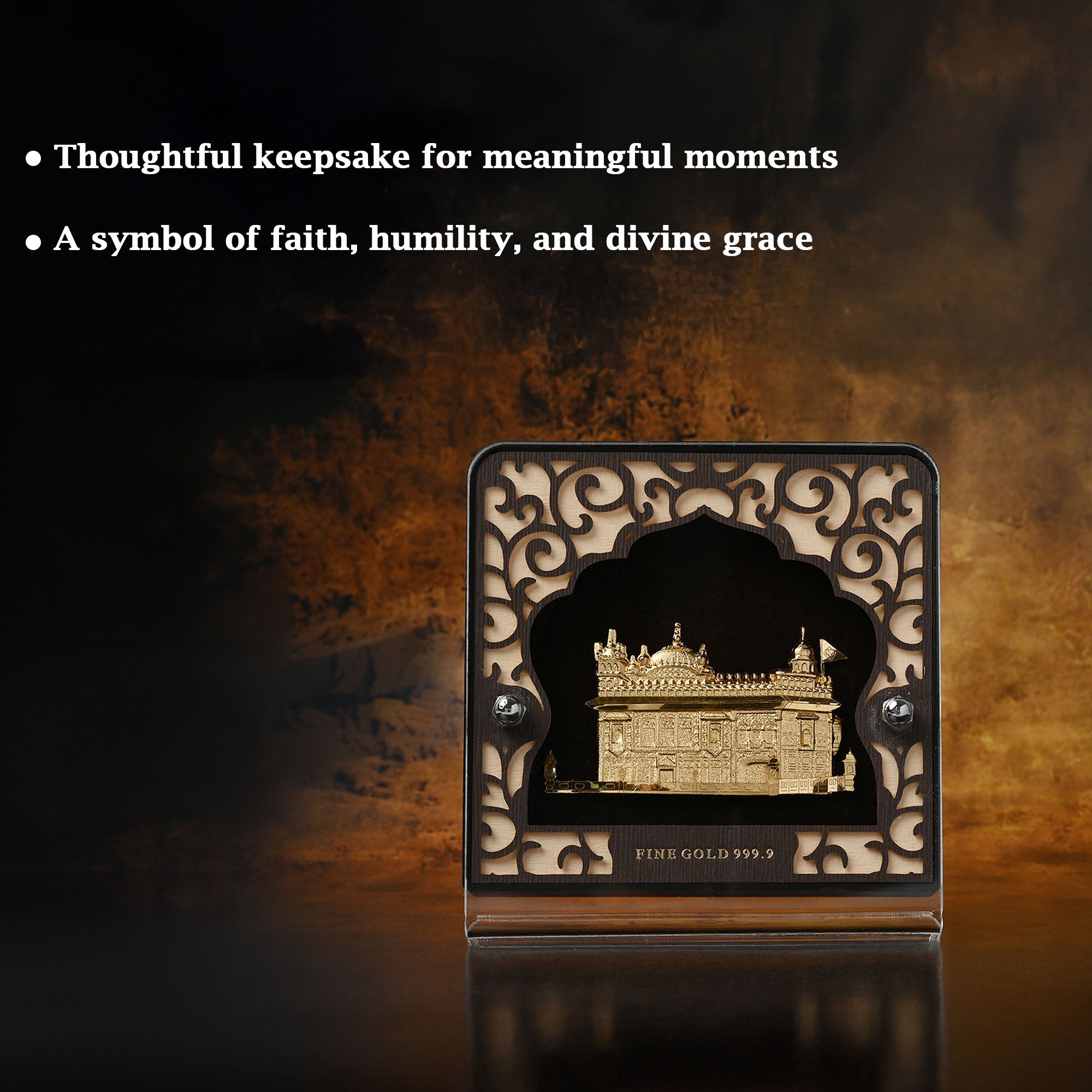 24K Gold Golden Temple Frame