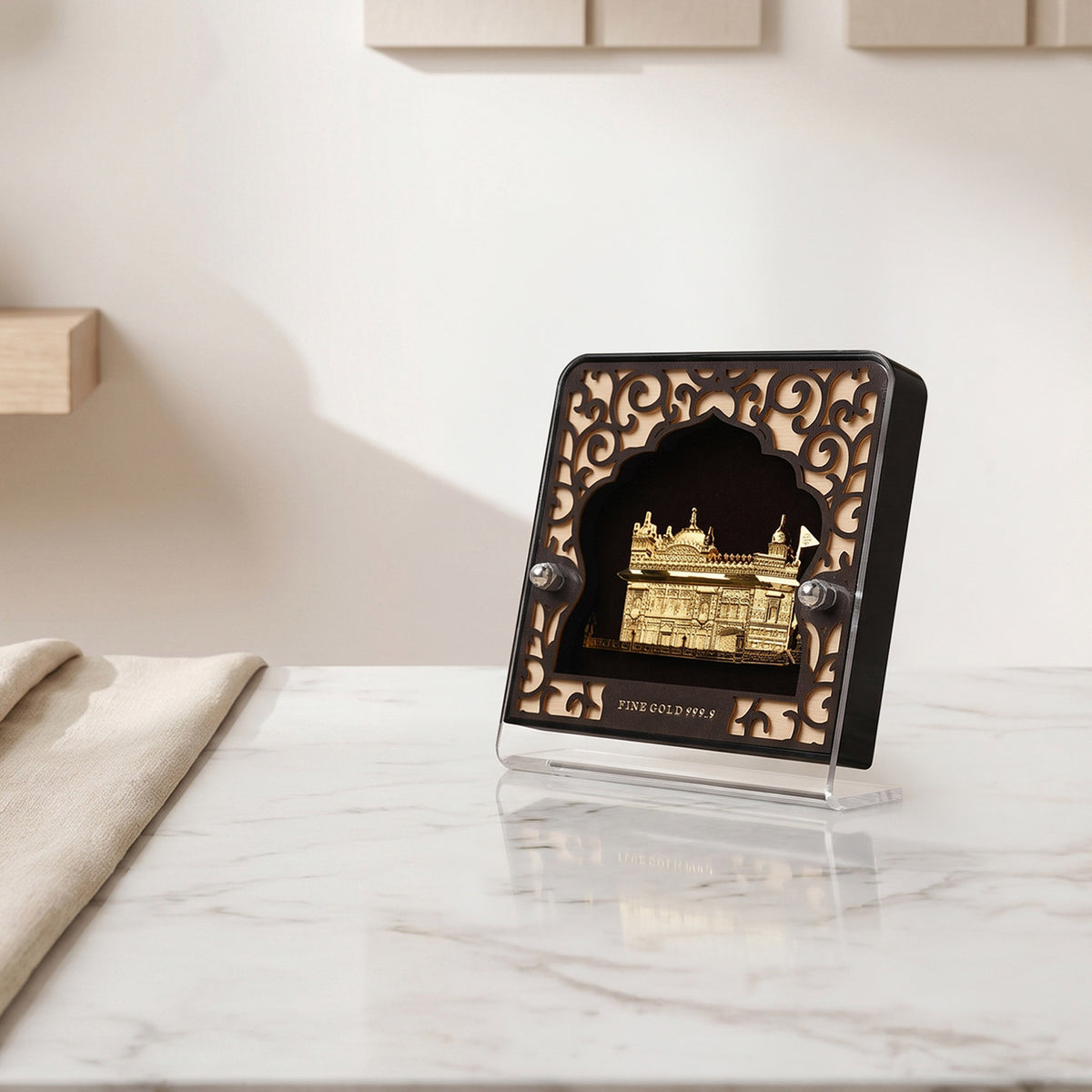 24K Gold Golden Temple Frame