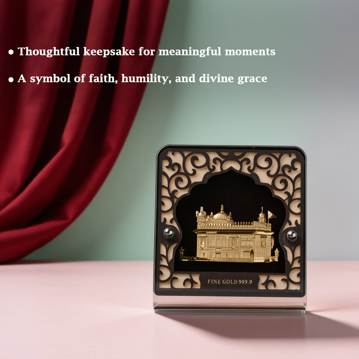 24K Gold Golden Temple Frame