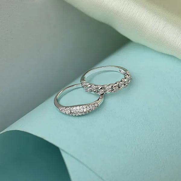 Sparkle Twist Rings - Touch925