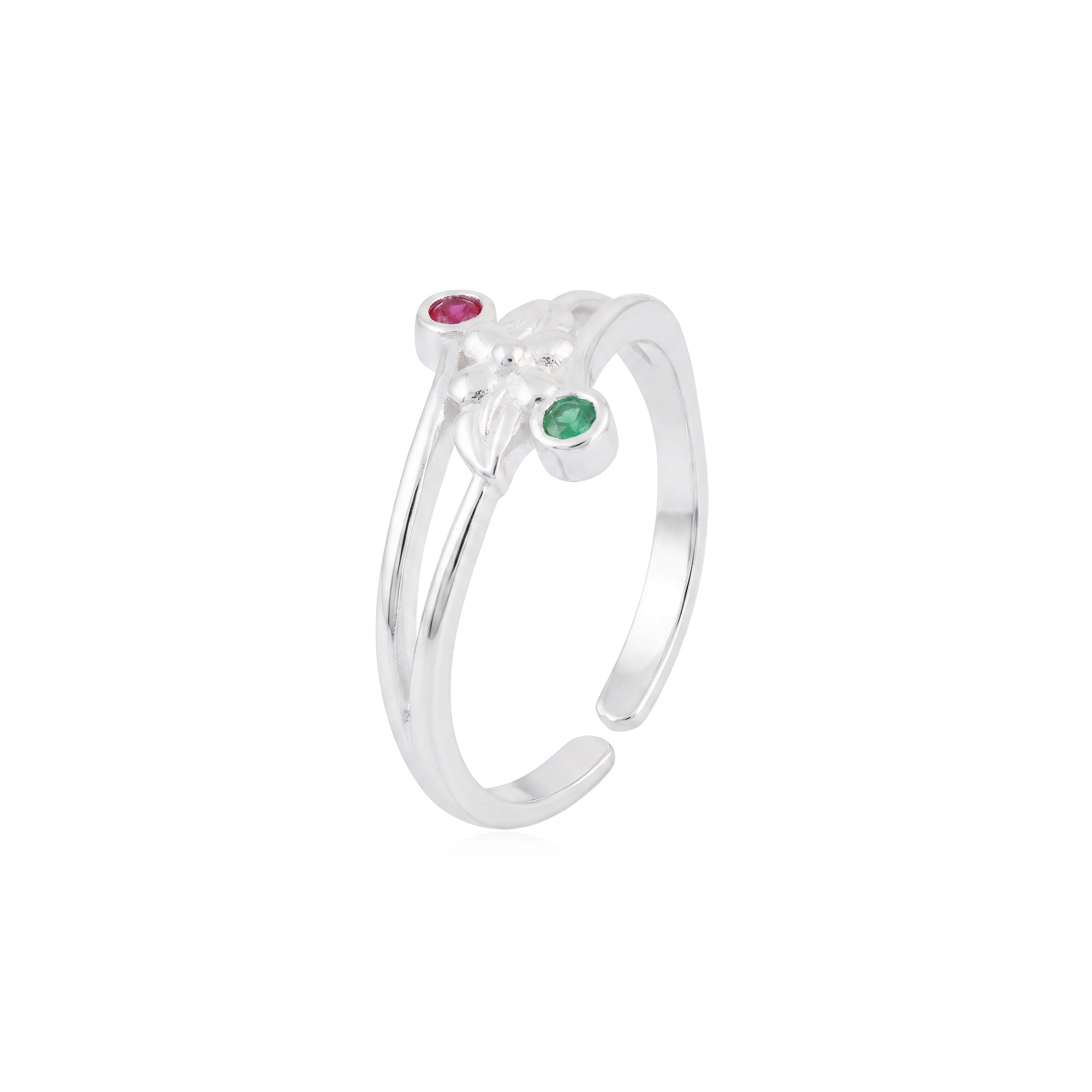 Floral Leaf Toe Ring