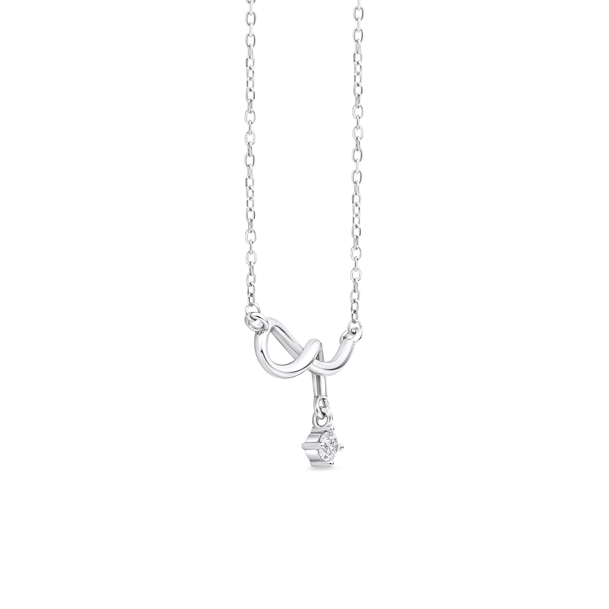 Minimal Infinity Drop Necklace