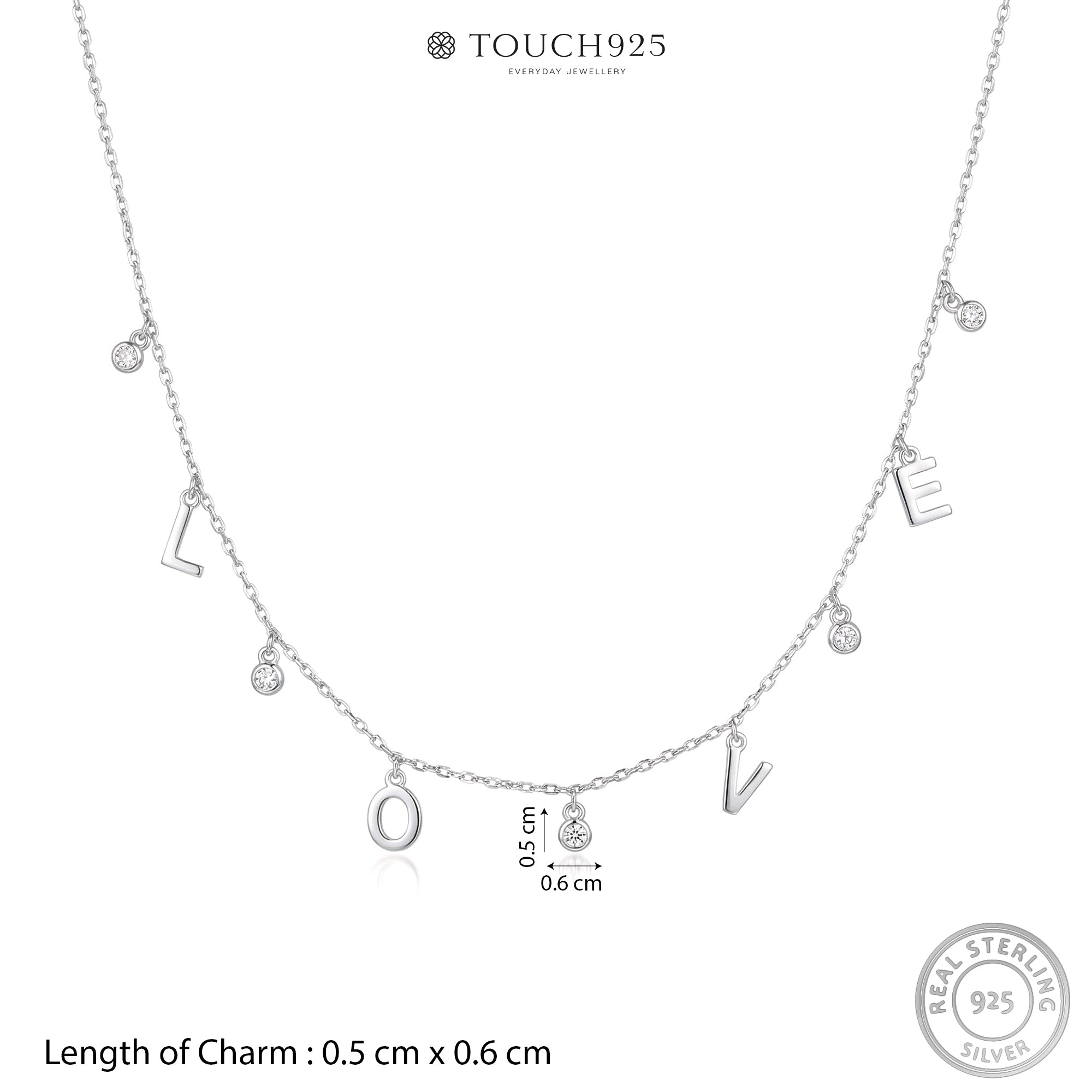 LOVE Charm Necklace