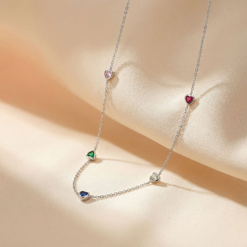 Mini Heart Charm Necklace
