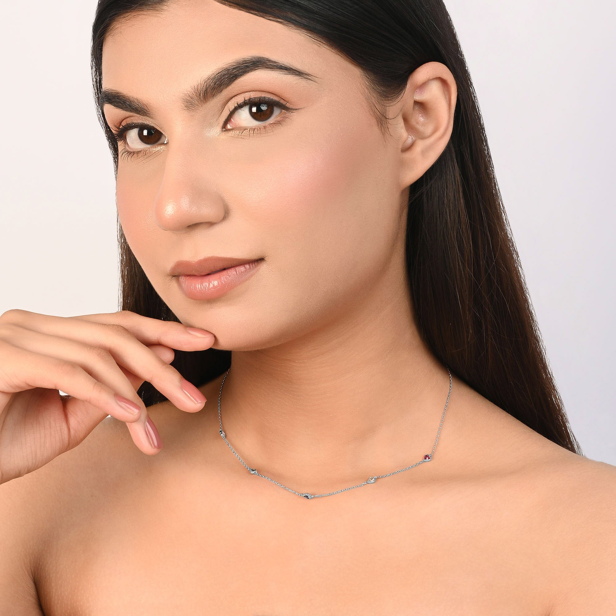 Mini Heart Charm Necklace