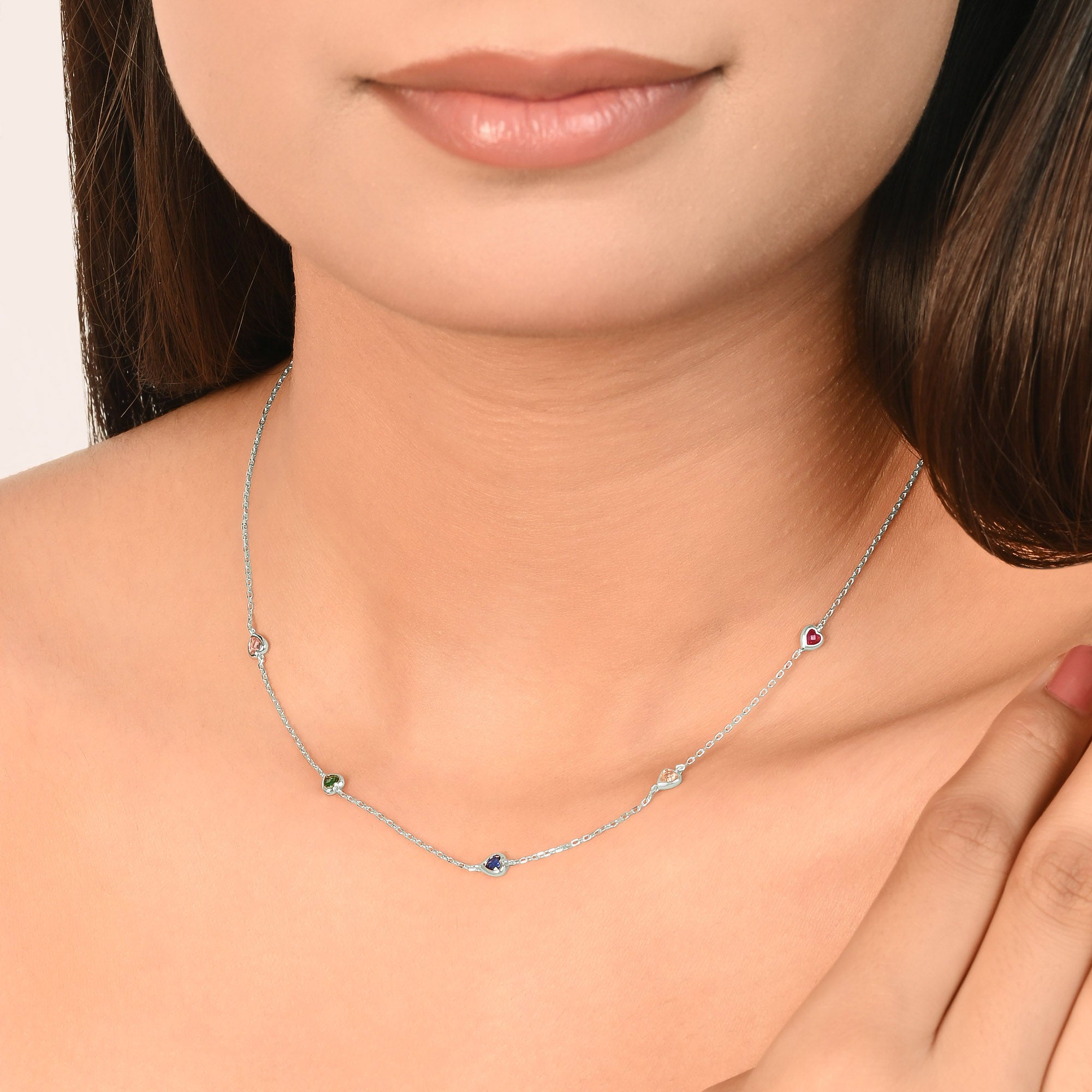 Mini Heart Charm Necklace