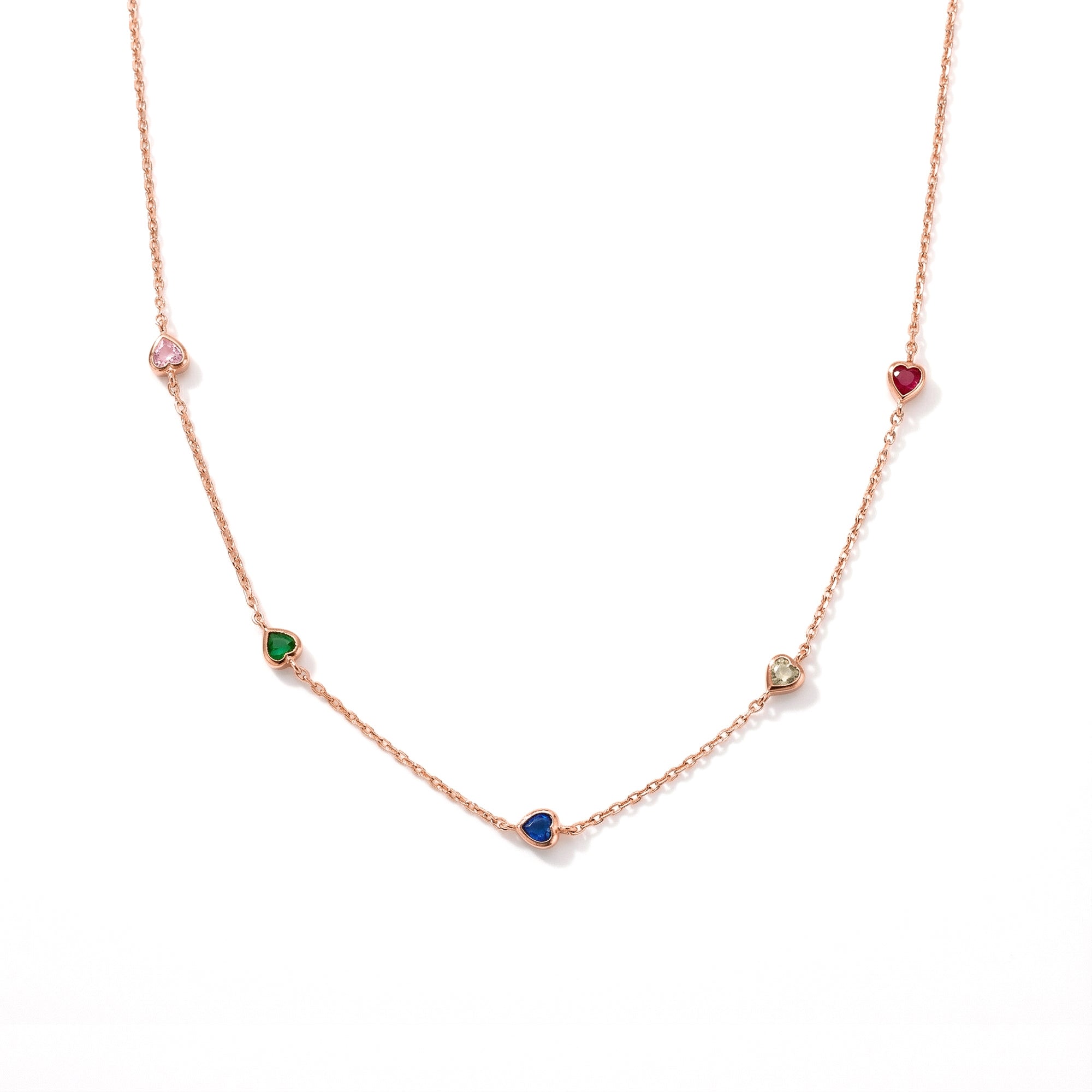 Mini Heart Charm Necklace