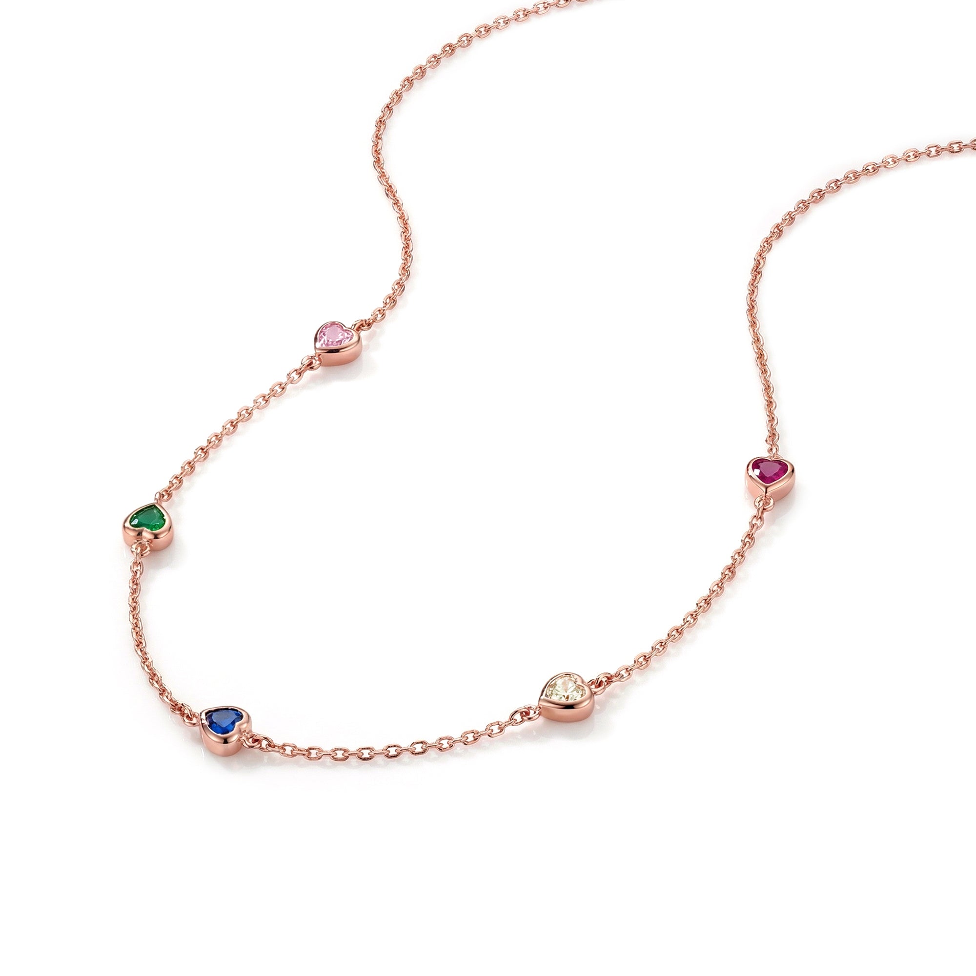 Mini Heart Charm Necklace