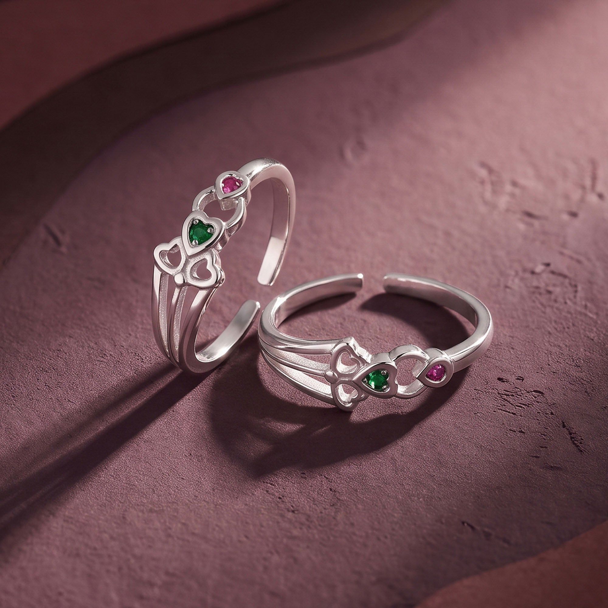 Heart Teardrop Toe Ring