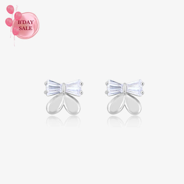 Sparkle Bowtie Earring - Touch925