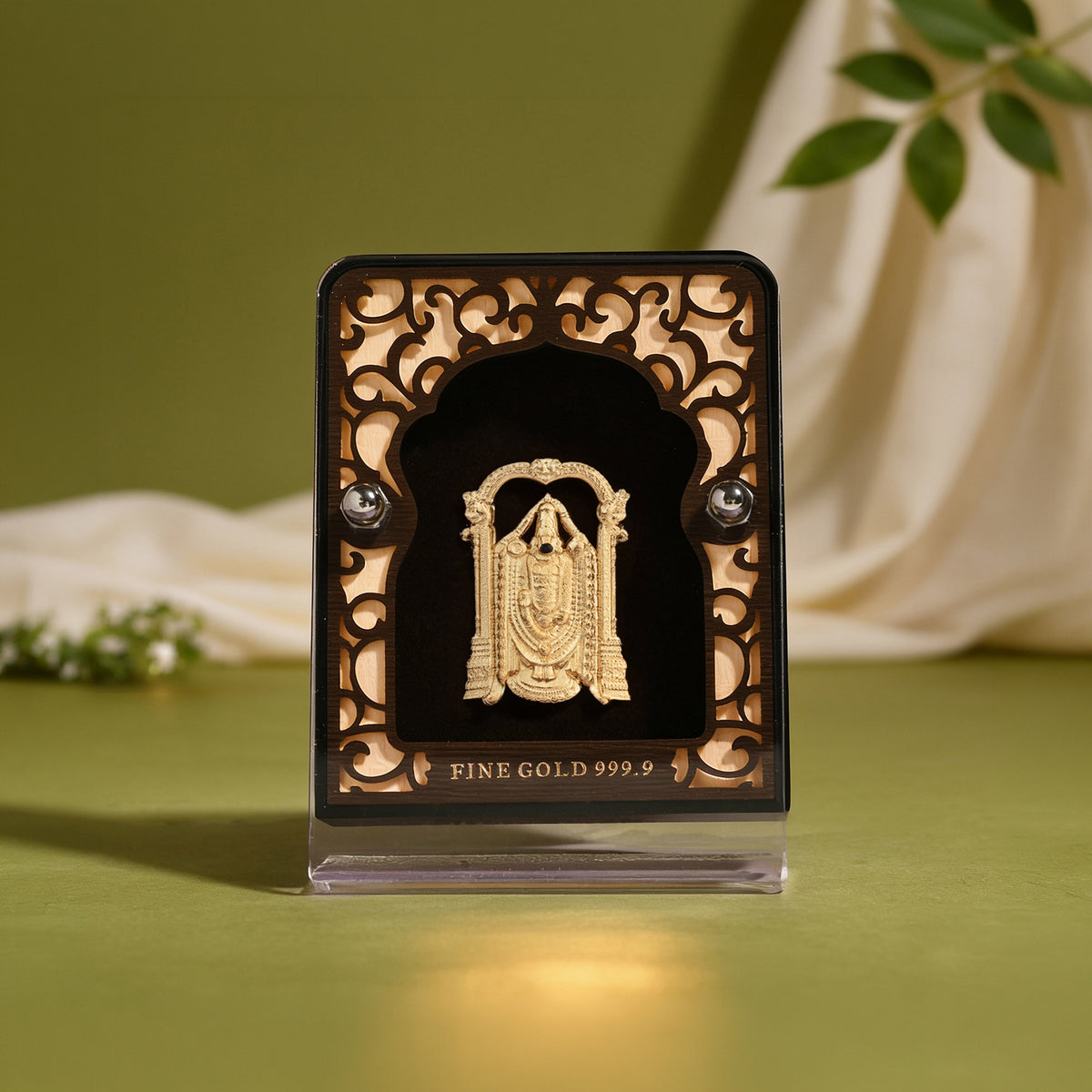 24K Gold Foil Lord Balaji Frame