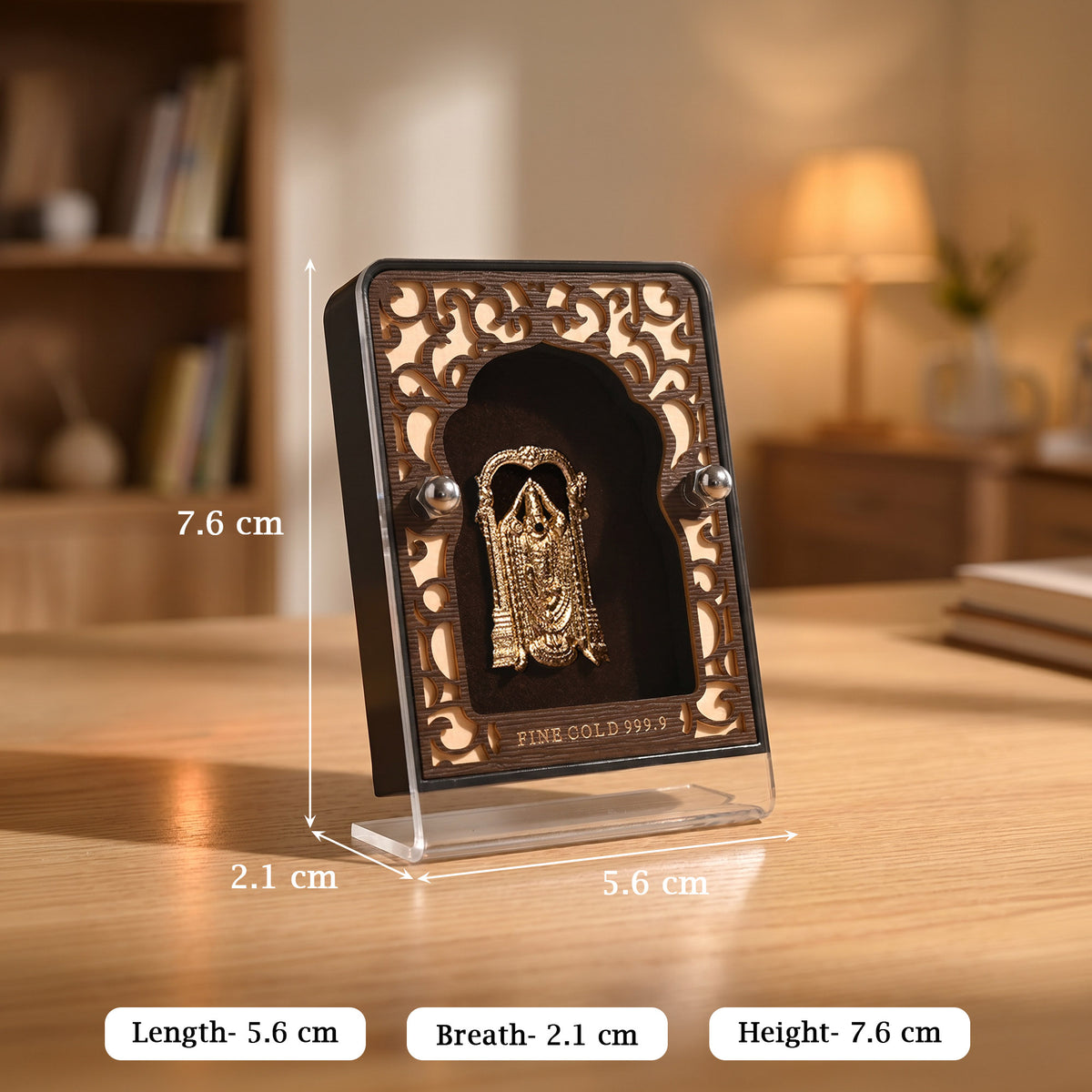 24K Gold Foil Lord Balaji Frame