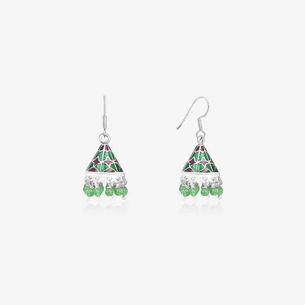 Delight Green Jhumka