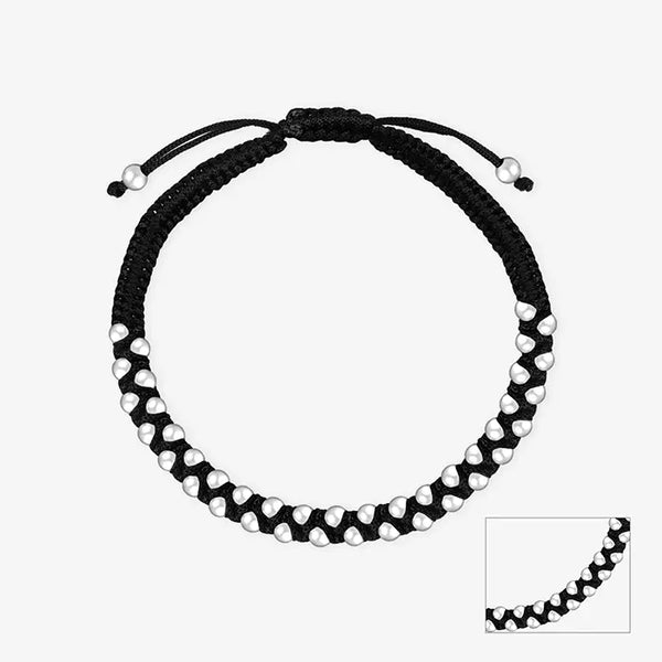 Drop Silver Thread Anklet