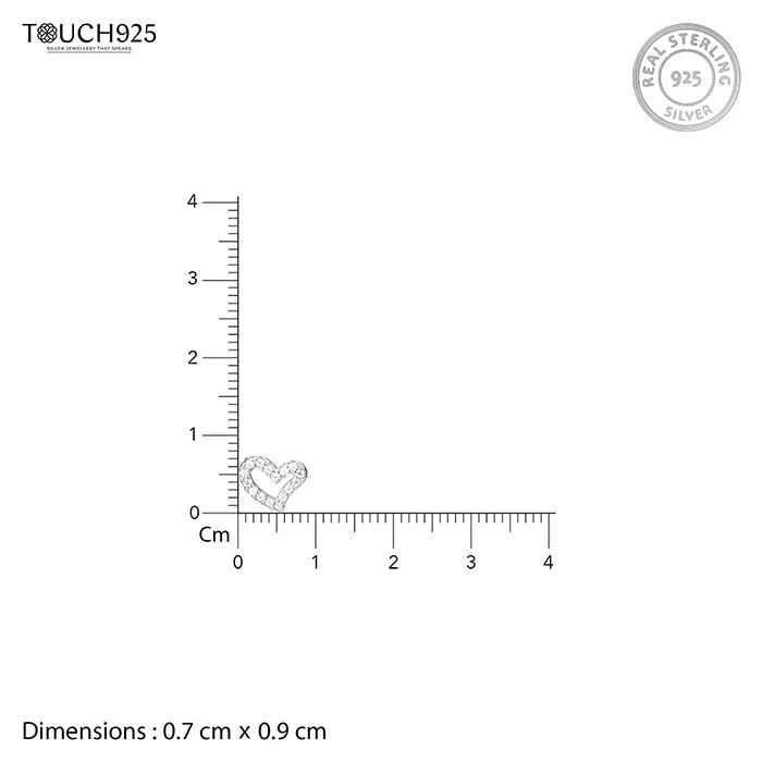 Eternal Little Heart Stud - Touch925