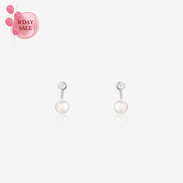 Pearl Essence Silver Elegance Earrings - Touch925