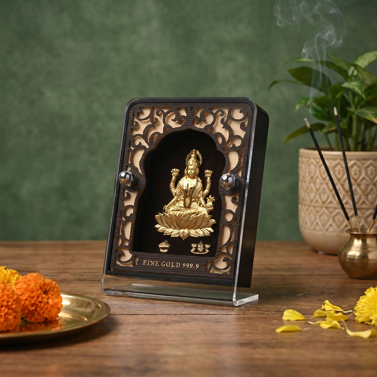 24K Gold Foil Maa Lakshmi  Frame