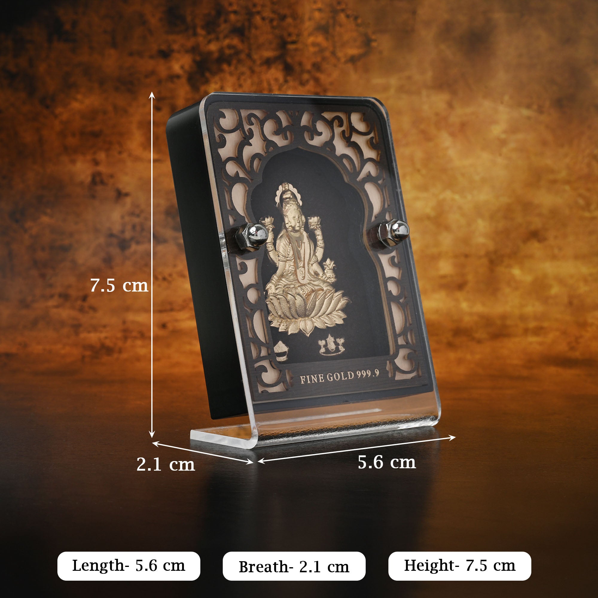 24K Gold Foil Maa Lakshmi  Frame