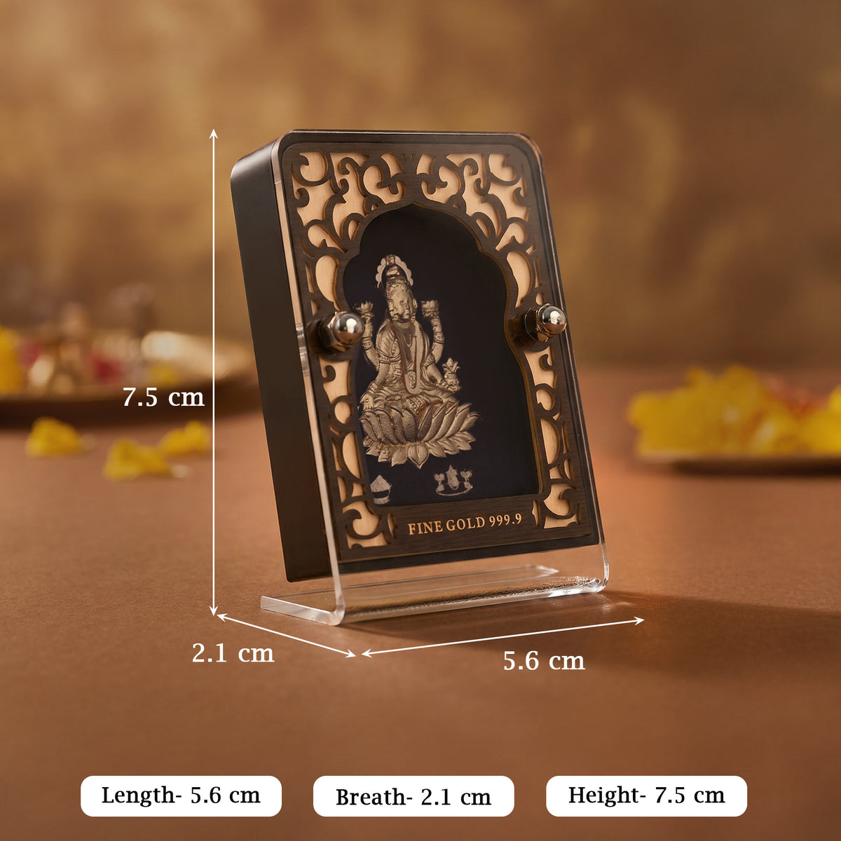 24K Gold Foil Maa Lakshmi  Frame