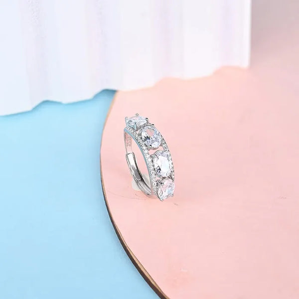 Sparkling Quartet CZ Ring - Touch925