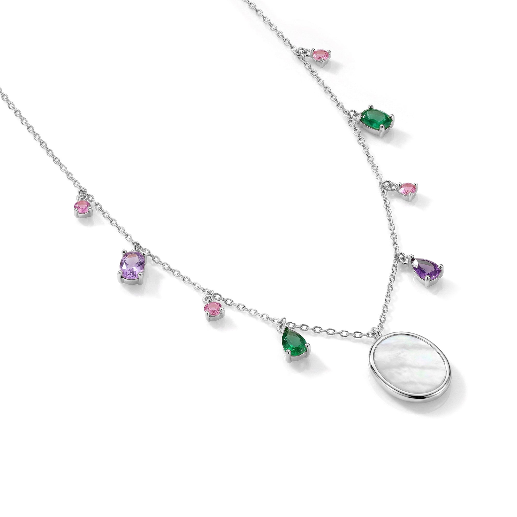 Mother Shell Drop Necklace