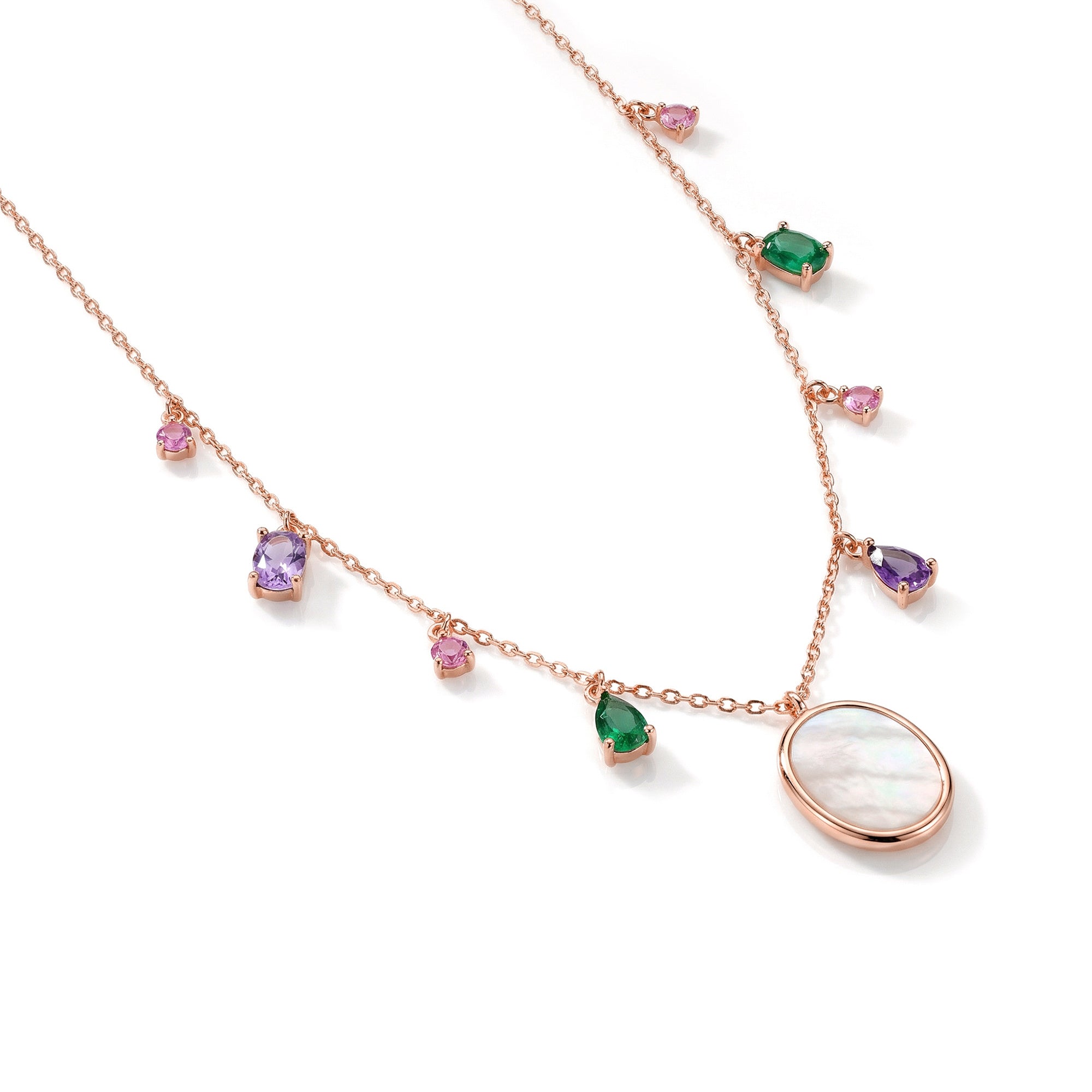 Mother Shell Drop Necklace