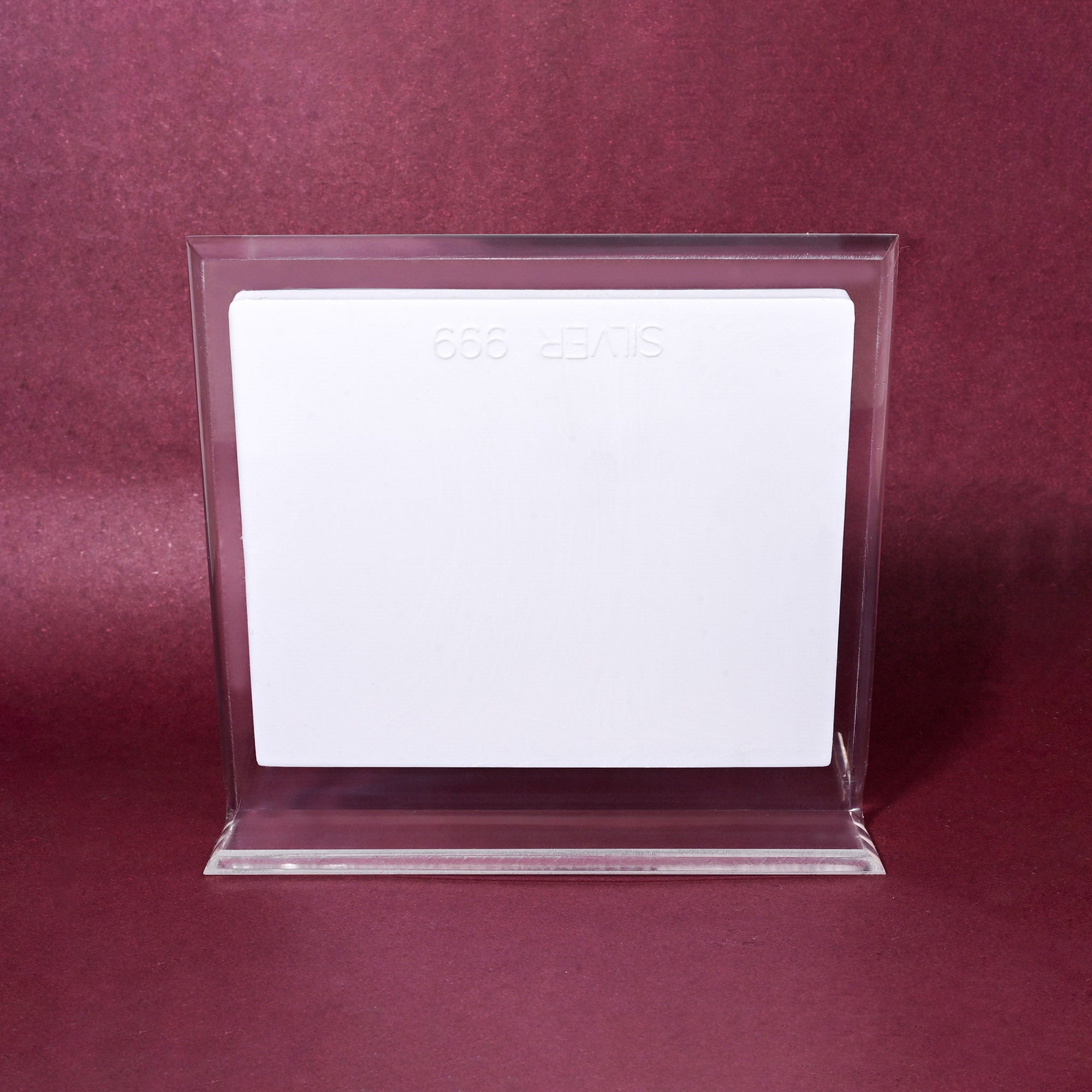999 Silver Laxmi Ganesh Idol Frame