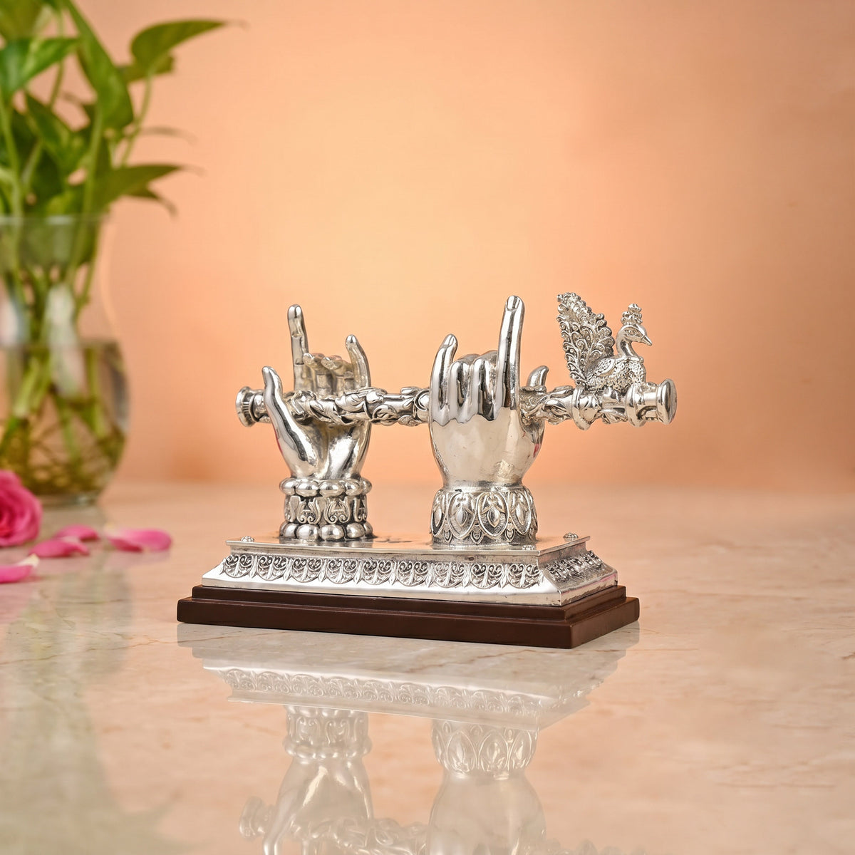 999 Silver Plated Krishna Bansuri