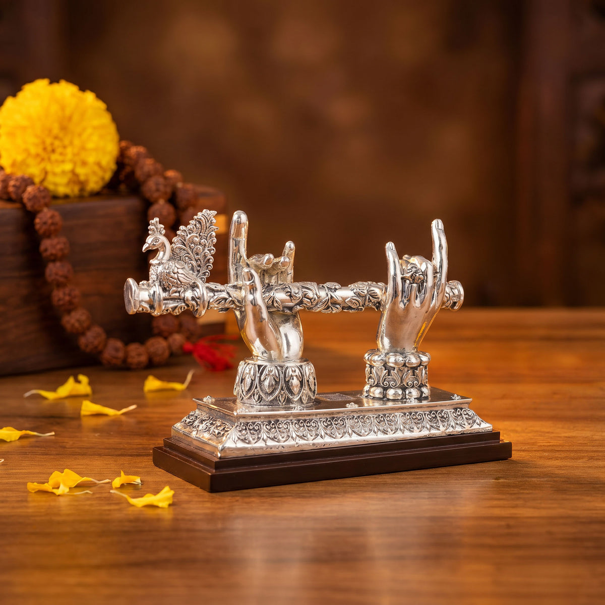 999 Silver Plated Krishna Bansuri