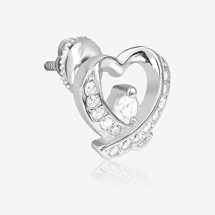Celestial Embrace Heart Earring - Touch925