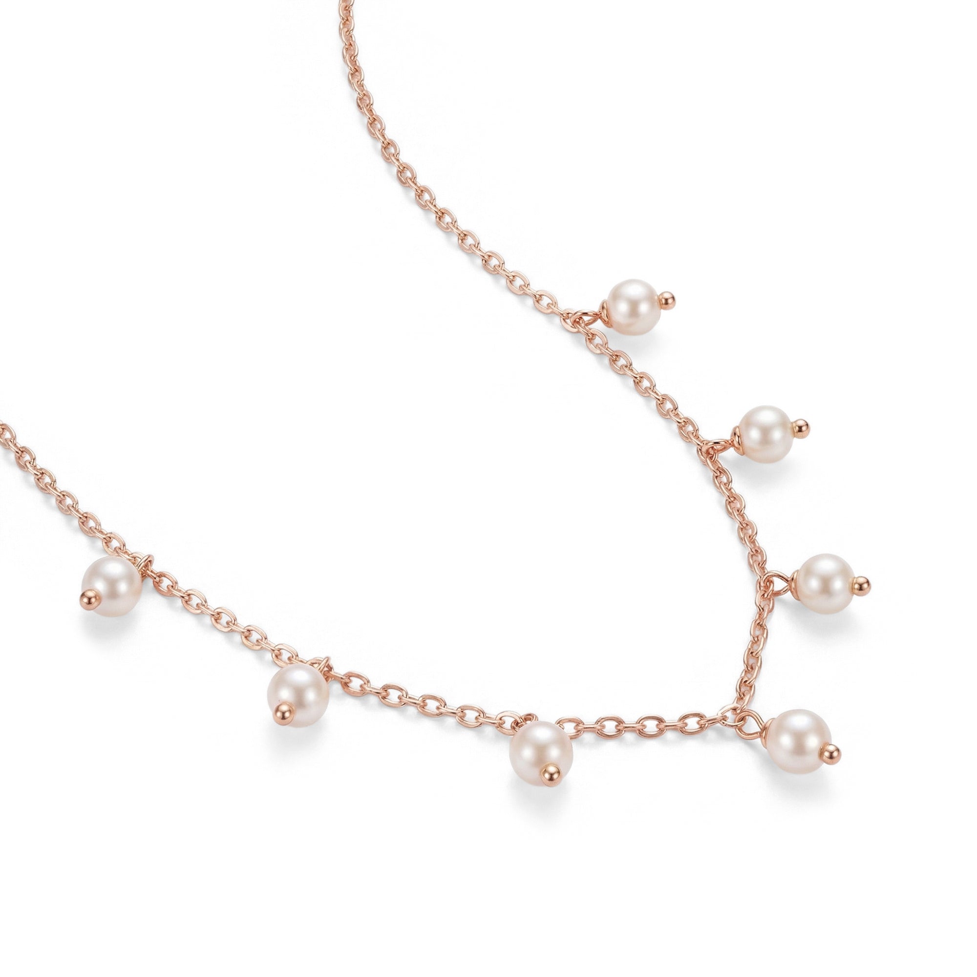 Pearl Station Necklace