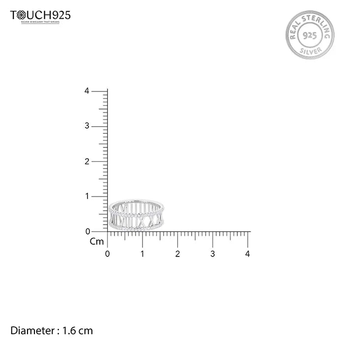 Diamond Elegance Ring - Touch925